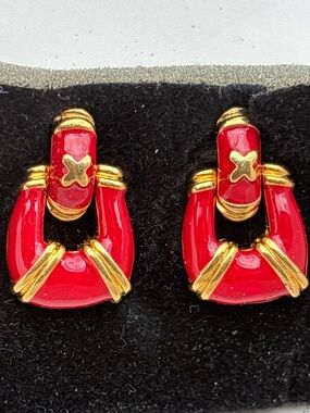 Deadstock Vintage Avon Doorknocker Earrings - Women Jewelry